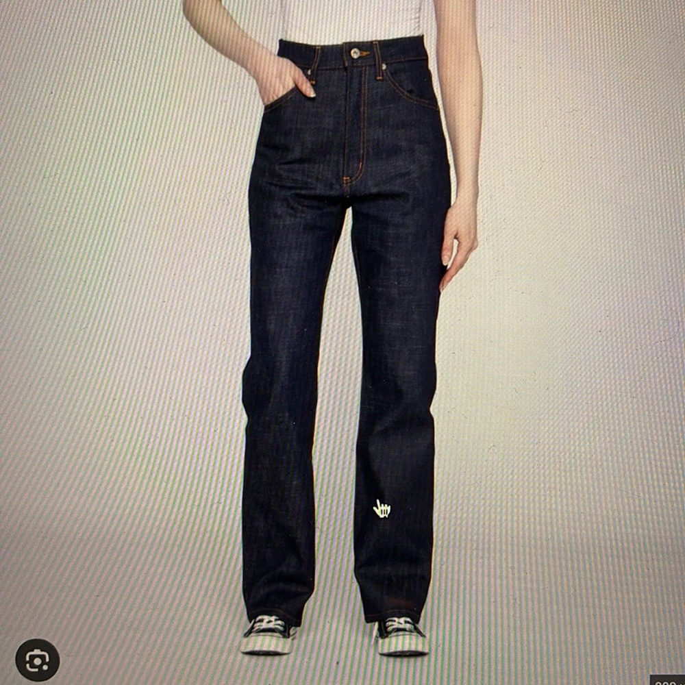 Naked & Famous classic Jeans 34, perfect blue slub Selvedge